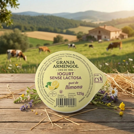 Iogurt sense lactosa amb gust de llimona 125g