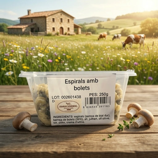 Espirals amb bolets