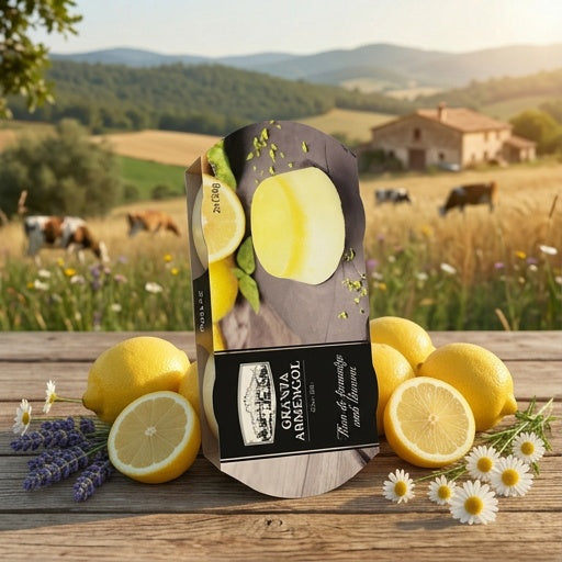 Flam de formatge amb llimona 240g