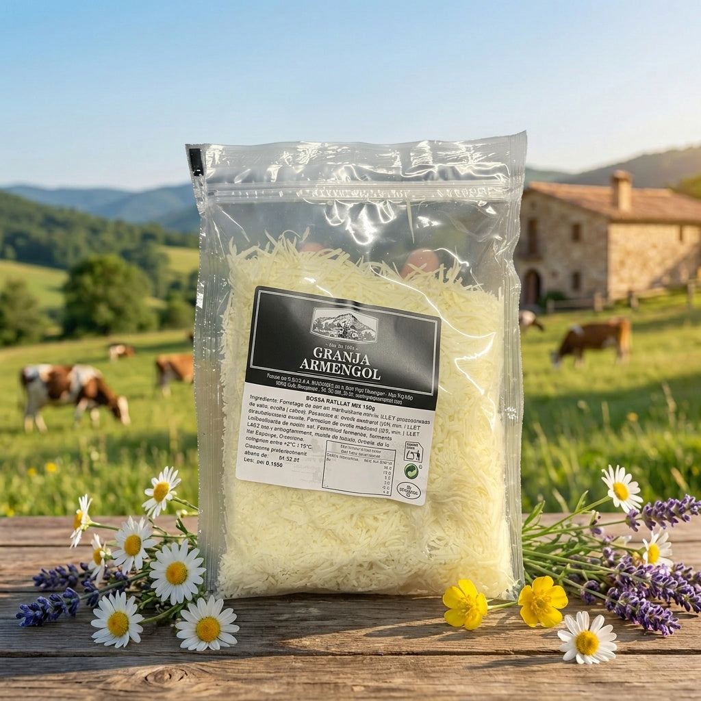 Bossa de formatge ratllat mix 150g