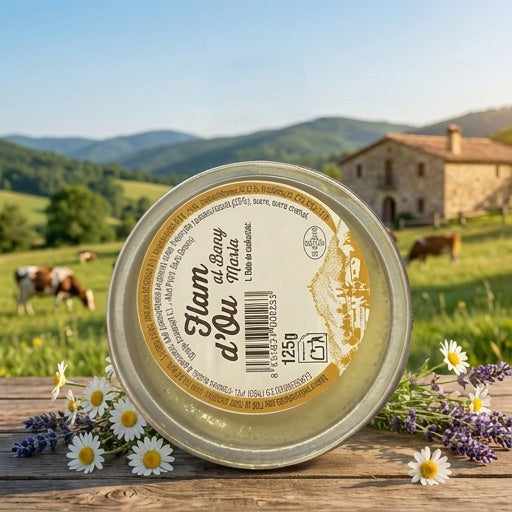 Flam d’ou d'alumini al bany Maria 125g