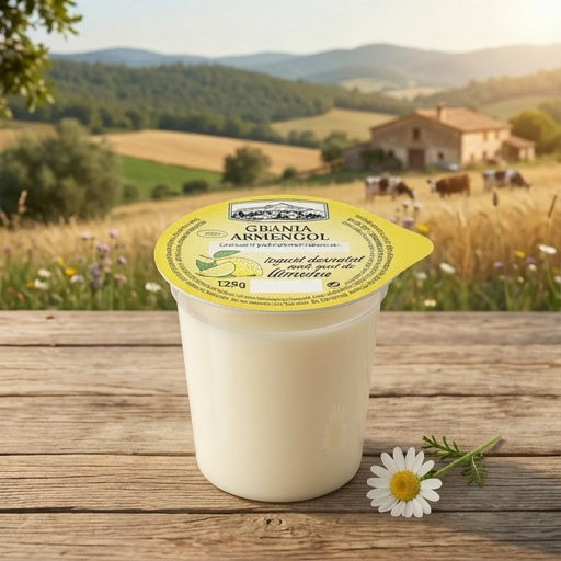 Iogurt desnatat amb gust de llimona 125g
