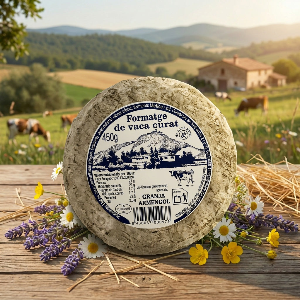 Formatge de vaca curat 450g