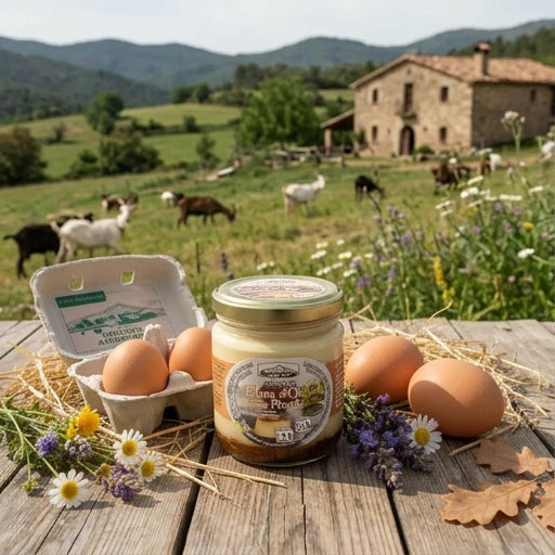Flam d’ou amb poma 120g