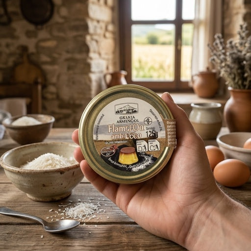 Flam d’ou amb coco 120g