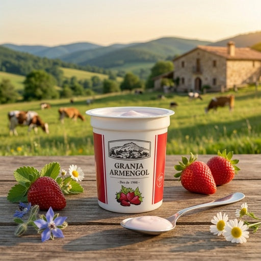 Iogurt amb gust de maduixa 125g
