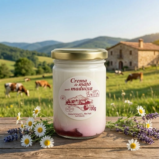 Crema de mató amb maduixa 100g