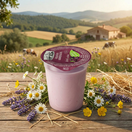 Iogurt bifidus desnatat amb fruits del bosc