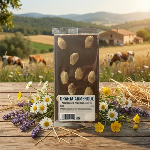 Xocolata amb llet amb ametlles 100g
