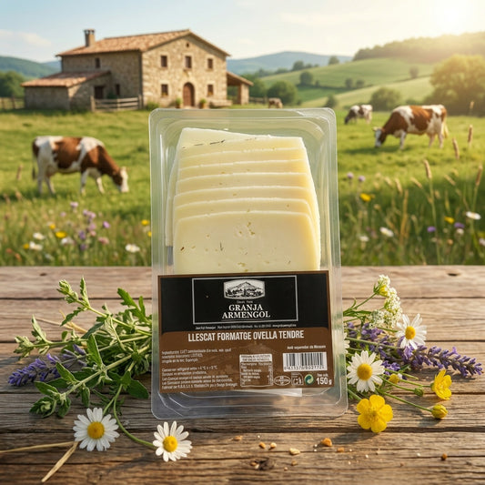 Llescat de formatge d' ovella tendre 150g