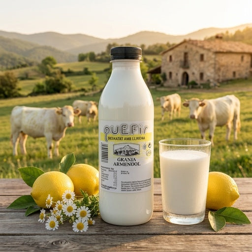 Qufir desnatat amb llimona 500ml