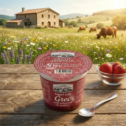Iogurt grec de maduixa 125g