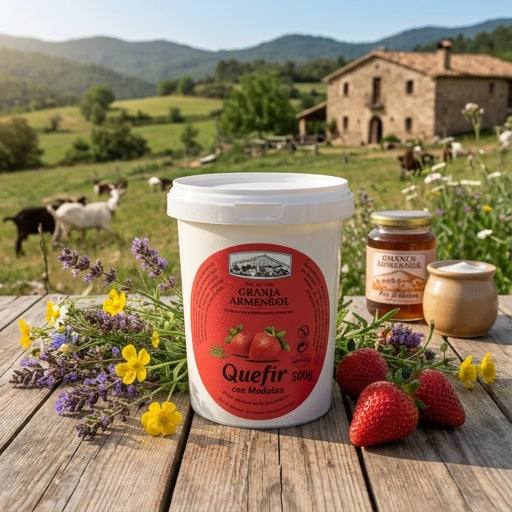 Quefir de maduixa 500g