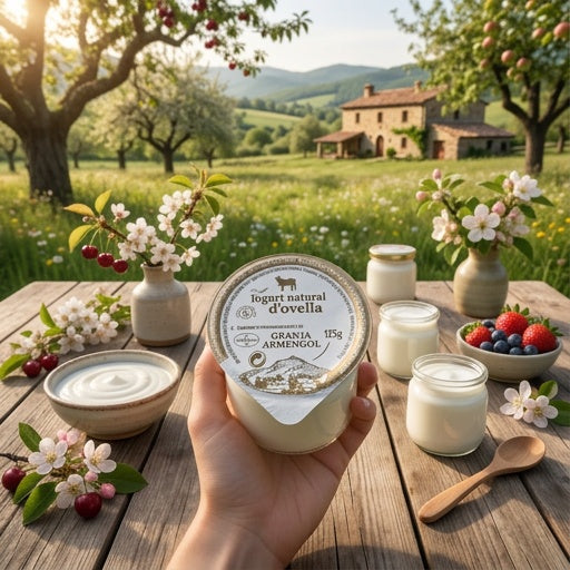 Iogurt natural d’ovella de vidre 125g