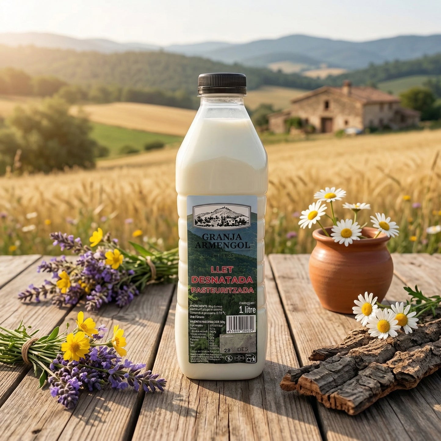 Llet Desnatada Pasteuritzada 1L