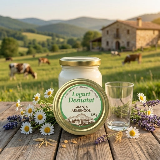 Iogurt desnatat 125 g (envàs de vidre)