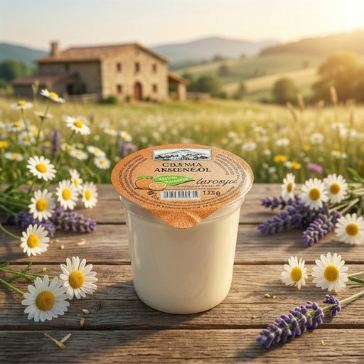 Iogurt bio desnatat de taronja 125g