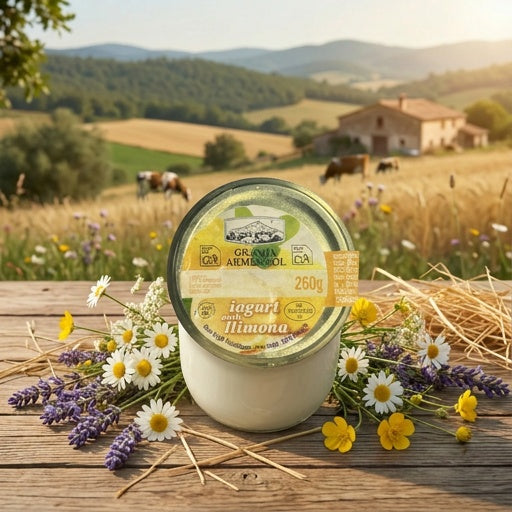 Iogurt amb llimona de vidre 260g