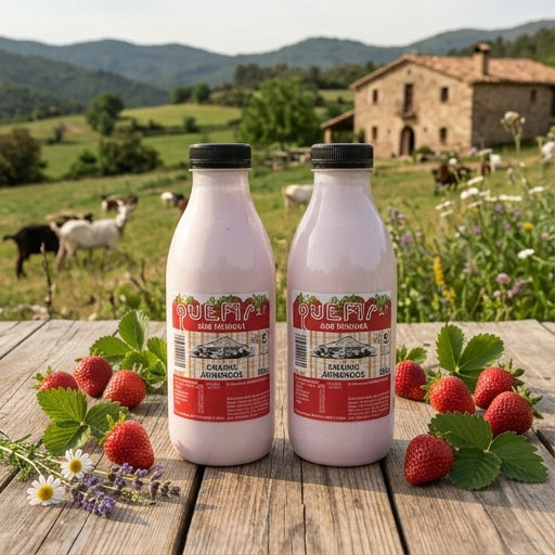Quefir amb maduixa 500ml