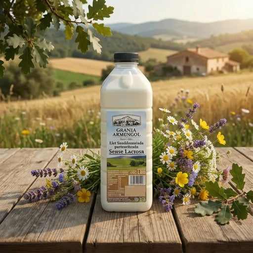 Llet semidesnatada  sense lactosa 1L