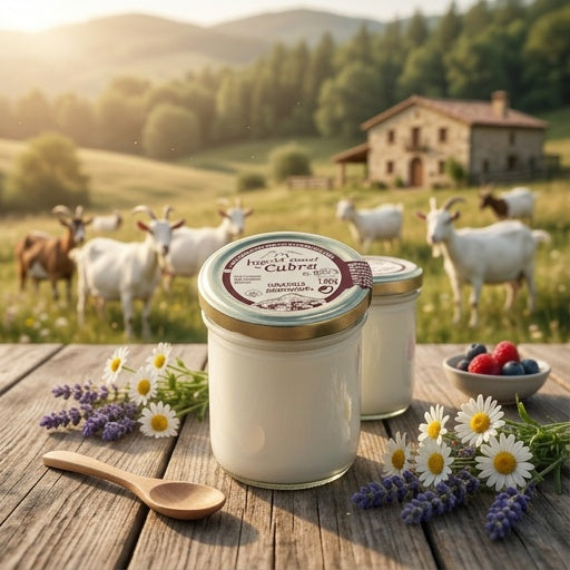 Iogurt natural de cabra de vidre 125g